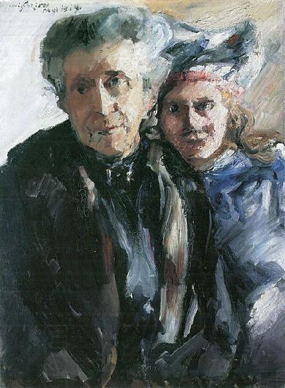 Lovis Corinth Grobmutter und Enkelin oil painting picture